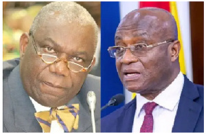 Former Minister of Energy, Boakye Agyarko and Majority Leader, Osei Kyei-Mensah-Bonsu