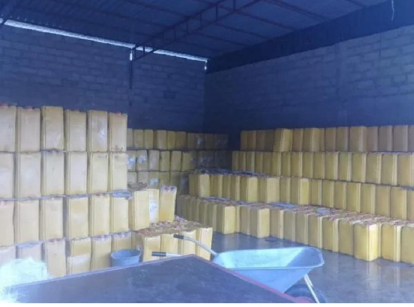 Task force seized over 6,000 gallons of smuggled cooking oil from Perfect End Logistics at McCarthy