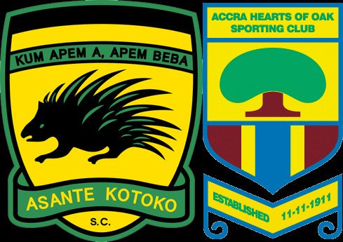 Kumasi Asante Kotoko will be playing Accra Hearts of Oak on Sunday, June 16