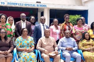 Stakeholders pose for a picture after a gathering where the call was made