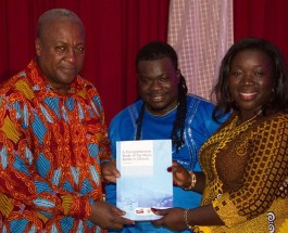 President Mahama, Obour and Mrs. Elizabeth Ofosu-Agyare