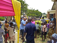 MP for North Tongu, Samuel Okudzeto Ablakwa making the presentation