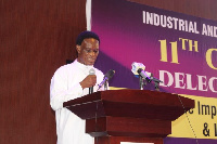 General Secretary of the Industrial and Commercial Workers' Union, ICU-Ghana, Morgan Ayawine