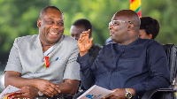 Energy Minister, Dr. Matthew Opoku Prempeh with Vice President Dr. Mahamudu Bawumia