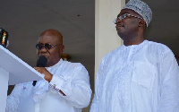 President Akufo-Addo speaking at the national thanksgiving prayers at the Central Mosque