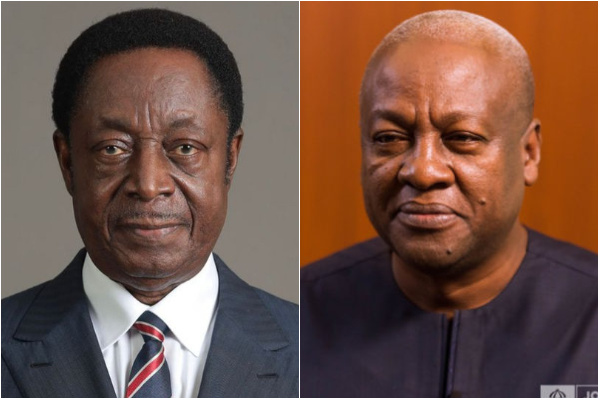 Kwabena Duffuor and John Dramani Mahama