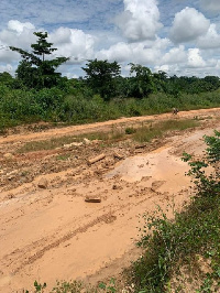 The deplorable Amansie Central road