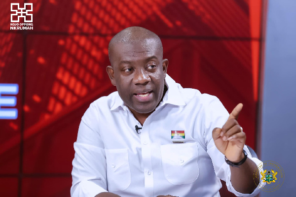 Information Minister, Kojo Oppong-Nkrumah