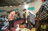 Nana Addo with Tong-Rana Kubilsong Nalebegtang