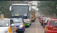 Drivers have complained about congestion on the Tema Community Two to the Sakumono Beach Road