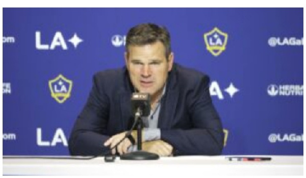 Greg Vanney, head coach of LA Galaxy