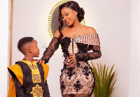 Rosemond Brown aka 'Akuapeem Poloo' with her son