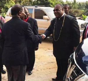 Archbishop Nicholas Duncan-Williams, has arrived in Liberia, ahead of the inaugural ceremony