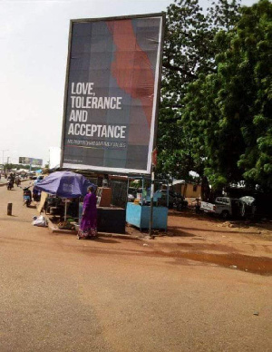 A photo of the said billboard captured before it was brought down