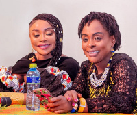 Ghanaian singers, Stephanie Benson and Akosua Agyapong