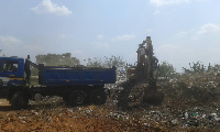 The over 50-year-old dump site has been piled creating unpleasant stench for residents