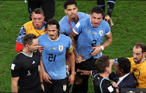 Uruguay Defeated Ghana 2 0 But Couldn't Progressed To The R16 Stage