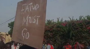 GTP workers' demonstration