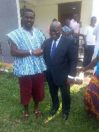 Nii Ayaafio Tetteh I with Prez Akufo- Addo