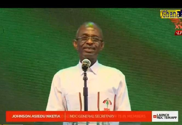 Johnson Asiedu Nketia is NDC General Secretary