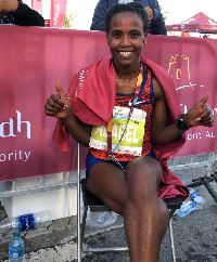 Ethiopia's Ababel Birhane is the new women's half-marathon world record-holder