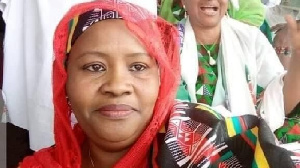 Aisha Maina For Di Rally On Tuesday Moments Before Di Stampede Wey Kill Her