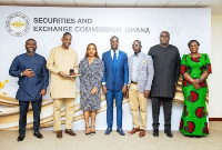 Daniel Ogbarmey Tetteh, Director-General of SEC during the presentation