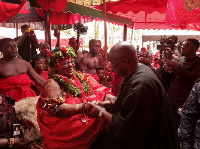 Dr. Mahamudu Bawumia played a prominent role at the traditional burial