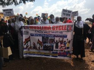 Muslima Cycle at Asawase constituency