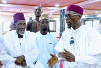 Sheikh Ahmad Rashad  with the spokesperson of the National Chief Imam