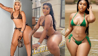 Ghanaian singer, Fantana stuns in different set of bikinis