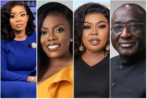 Serwaa Amihere, Nana Aba Anamoah, Afia Schwarzenegger and Alan Kyerematen