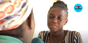 Madam Dora in an interview with GhanaWeb's Eugenia Diabah