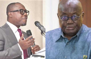 Prof Ransford Gyampo and Nana Addo Dankwa Akufo-Addo