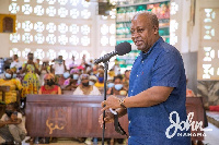 Former president John Dramani Mahama