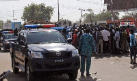 A vehicle of the Nigeria Police Force