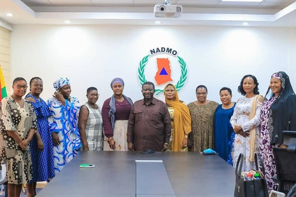 Director-General of NADMO, Mr. Eric Nana Agyemang Prempeh with the regional women organizers