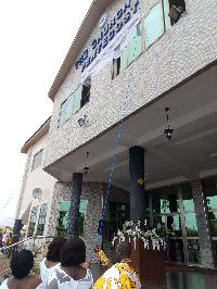 A new church building at Sakumono was named after mother of Eunice Jacqueline Asomah Hinneh