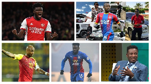 A photo of the top 5 richest footballers in Ghana