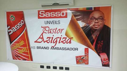 Pastor Azigiza new Sasso Brand Ambassador