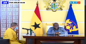 President Akufo-Addo granted the interview at the Jubilee House earlier today