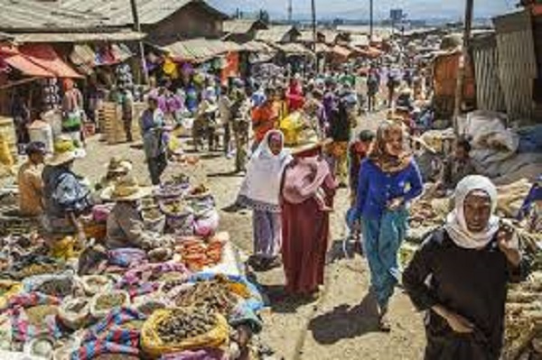 A photo of Addis Ababa market