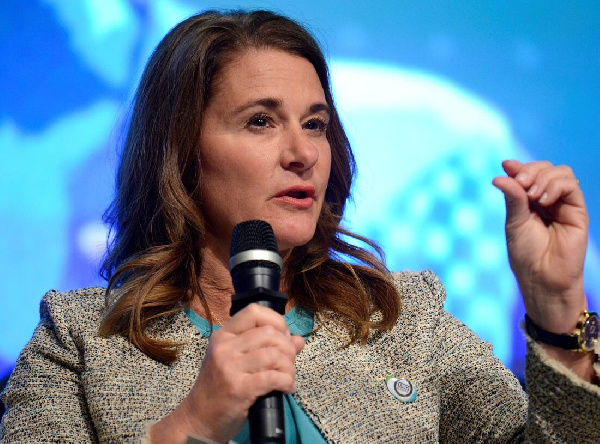 The co-chair of Bill and Melinda Gates, Mrs Melinda Gates