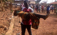 One of the deceased retrieved from the river