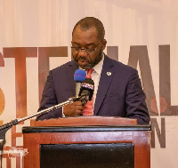 Education Minister, Dr. Matthew Opoku Prempeh speaking at the event