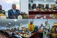 Akufo-Addo met National House of Chiefs and selected MMDCEs in Manhyia, October 5