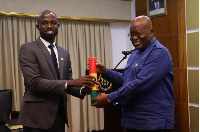 Dr Peter Appiahene with President Nana Akufo-Addo