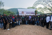 Supporters of Michael Ansah who were present at the campaign launch