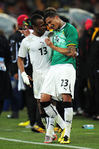 Kevin Prince Boateng and Andre Ayew