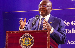 Dr. Mahamudu Bawumia, flagbearer for the New Patriotic Party (NPP)